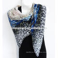 China Factory Turkey Style Leopard impresso turco Square Scarf Wholesale